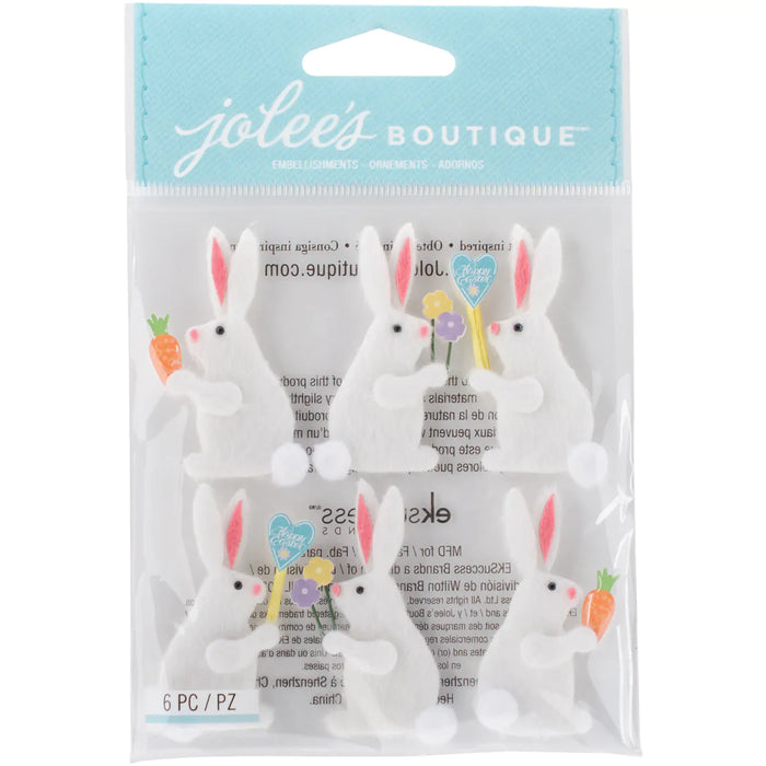 Jolee's Boutique Dimensional Stickers-Easter Bunnies