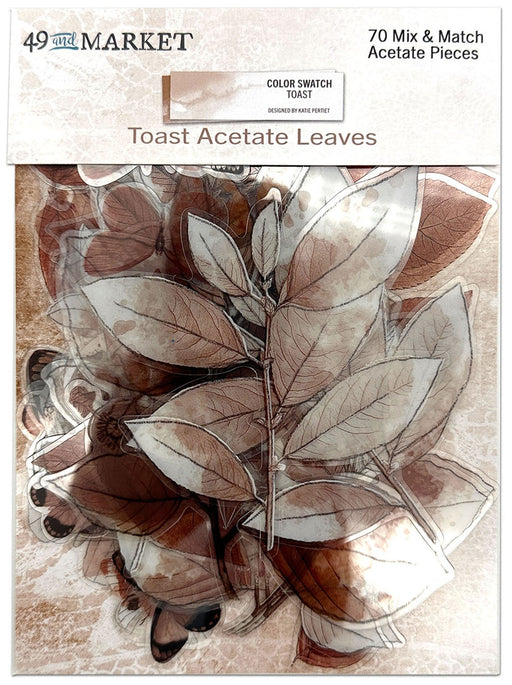 Color Swatch: Toast Acetate Leaves-