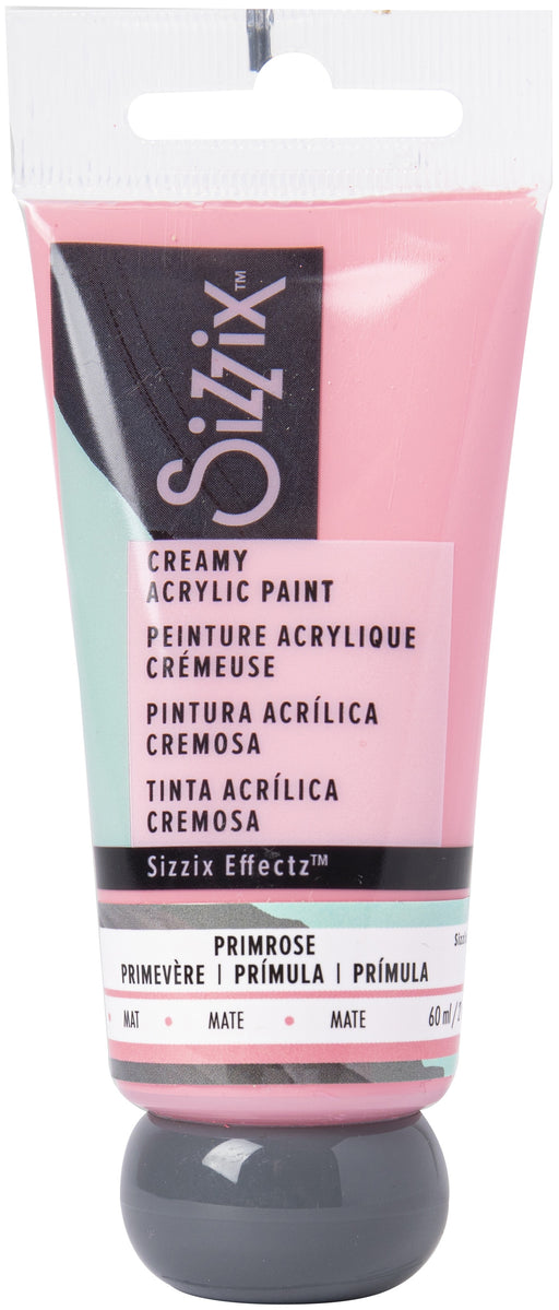 Sizzix Effectz Creamy Matte Acrylic Paint 60ml-Primrose