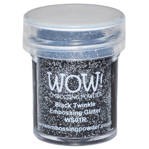 WOW! Embossing Powder 15ml-Black Twinkle