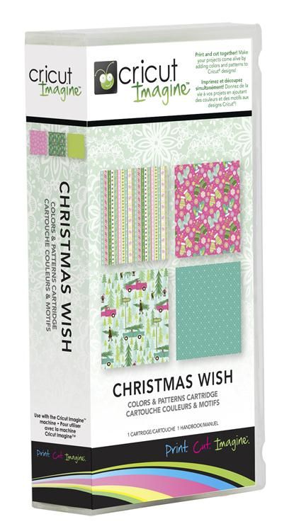 Cricut Cartridges - Imagine Machine - Colors & Patterns - Christmas Wish