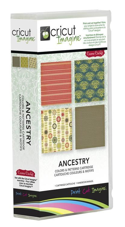 Cricut Cartridges - Imagine Machine - Colors & Patterns - Ancestry