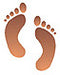 Sceptre Seven Designs - Stencils - Footprints