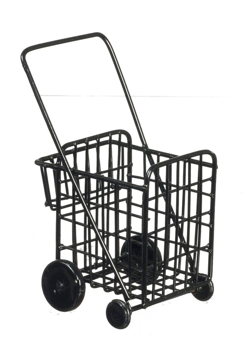 Town Square Miniatures - Grocery Cart Black