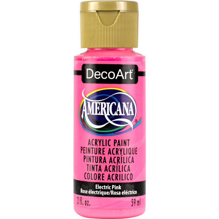 DecoArt - Americana Acrylic Paint 2oz - Electric Pink
