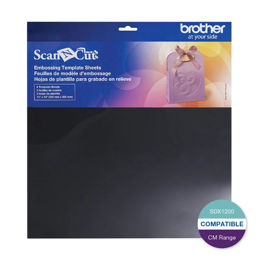 Brother - Embossing Template Sheet Set - incl. 3 Sheets 12" x 12"