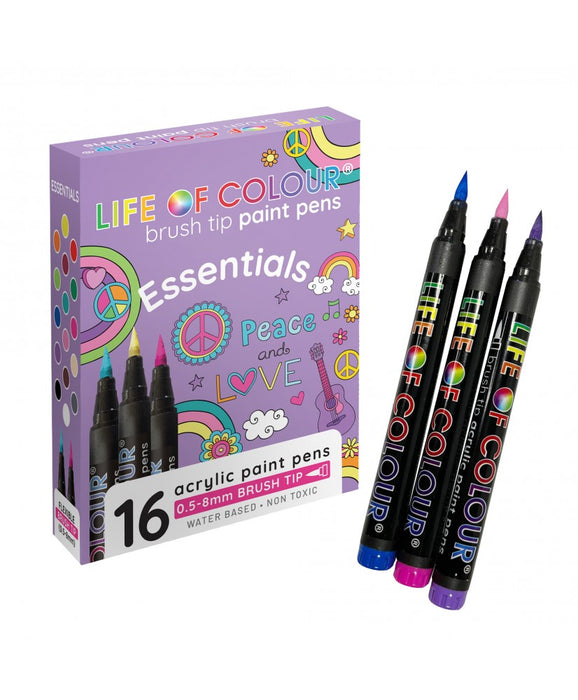 Life In Colour - Essential Brush Tip 16pcs