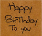 Oricraft - Wood Stamp - Happy Birthday Day to you!