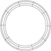Panacea Wire Wreath Frame 24"-