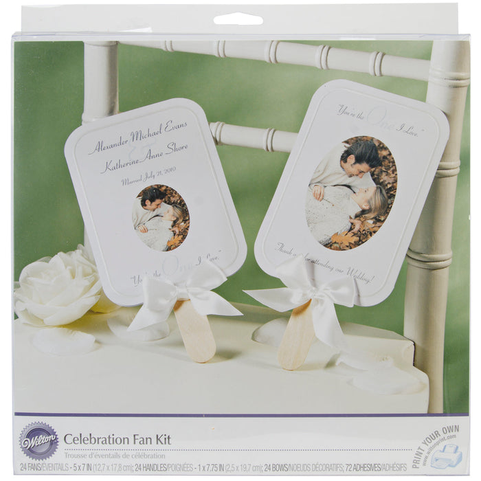 Wilton Celebration Fan Kit 24/Pkg