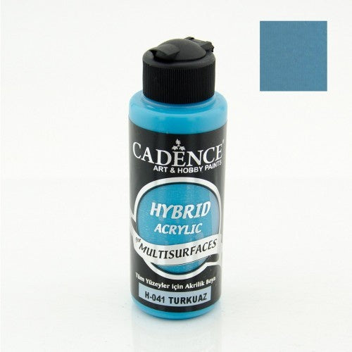 Cadence - Hybrid Acrylic Paint - Multi Surfaces & Leather - Turquoise - 70ml