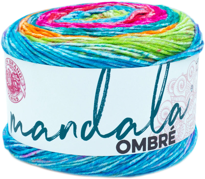 Lion Brand Mandala Ombre Yarn-Happy