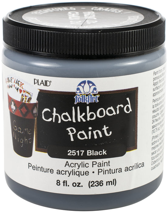 FolkArt Chalkboard Paint 8oz-Black