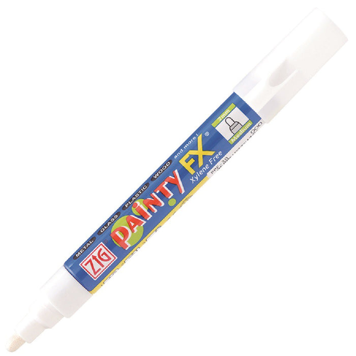 Kuretake - ZIG Painty FX Medium Tip Marker - White (alcohol based)