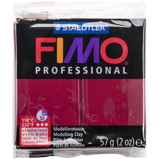 Fimo Professional Soft Polymer Clay 2oz-Bordeaux