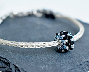 49 Strand Bead Stringing Wire, .015 in (0.38 mm), Silver Color, 100 ft (31 m)