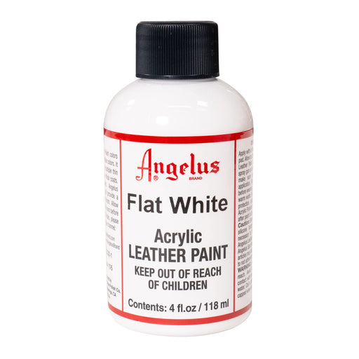 Angelus Leather - Acrylic Leather Paint - Flat White - 4 Oz