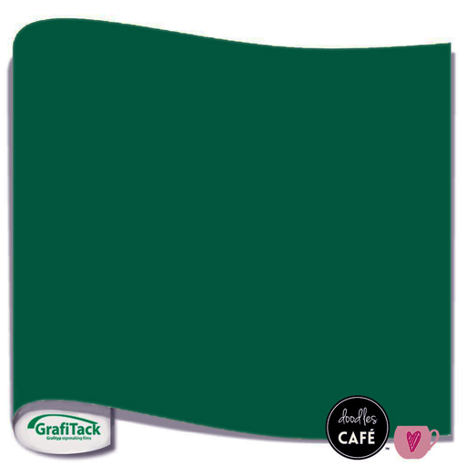 Grafitack - Adhesive Vinyl Sheet GLOSS - Forest Green (0.5m x 30cm)