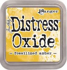 Tim Holtz - Distress Oxides - Ink Pads - Fossilized Amber