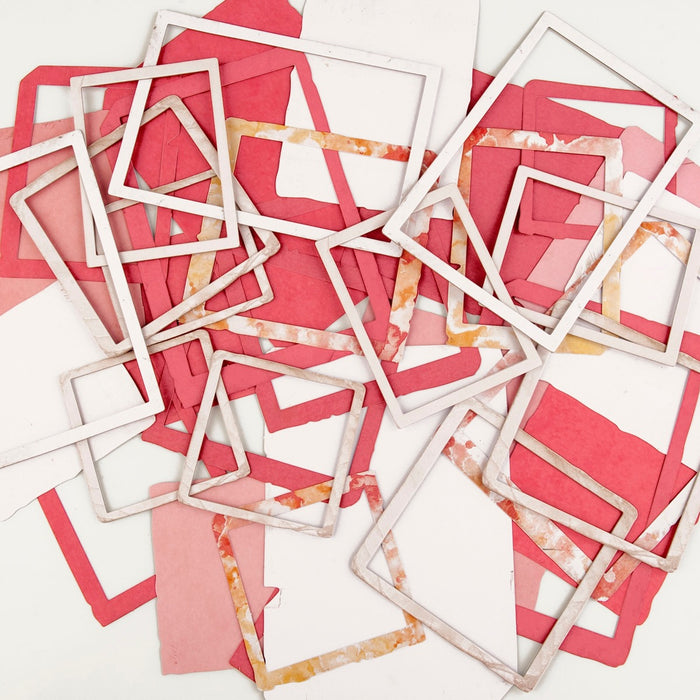 49 And Market - Spectrum Sherbet – Die-Cut - Strawberry Lemonade - Frame Set