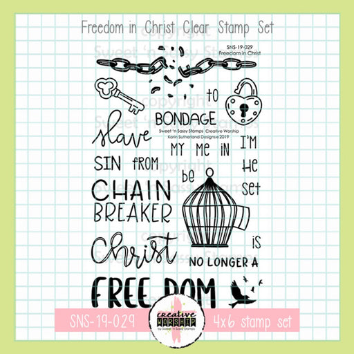 Sweet-n-Sassy-Stamps - Freedom in Him Stamp Set