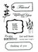 Oricraft - Clear Stamps - Blessing Wording