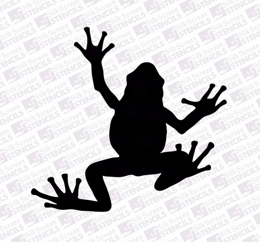 Doodles - Silk Screen Stencils - Frog - 92mm x 98mm