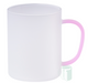 Muggit - Glass Mug Frosted Pink - 13 oz