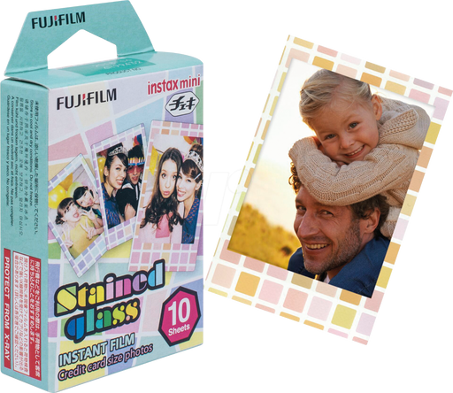 Fujifilm - Instax - Mini Instant Film - Stained Glass - 10 sheets