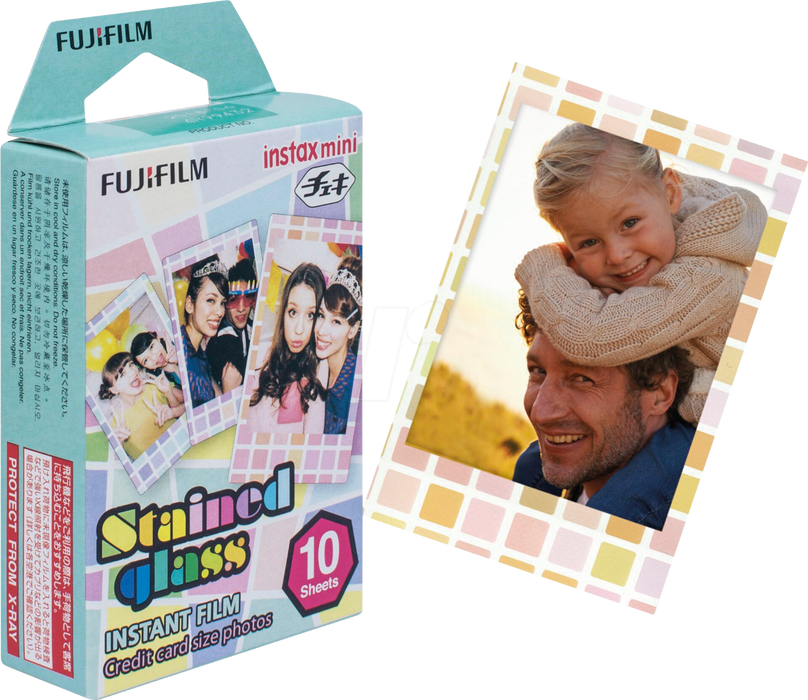 Fujifilm - Instax - Mini Instant Film - Stained Glass - 10 sheets
