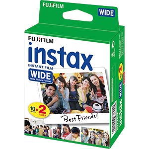 Fujifilm - Instax - Wide Film - White - Double-pack - 20 sheets