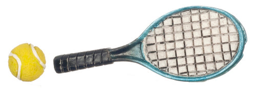 Town Square Miniatures - Tennis Racket & Ball