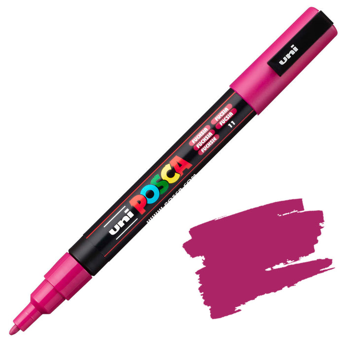 POSCA 3M Fine Bullet Tip Pen-Fuschsia