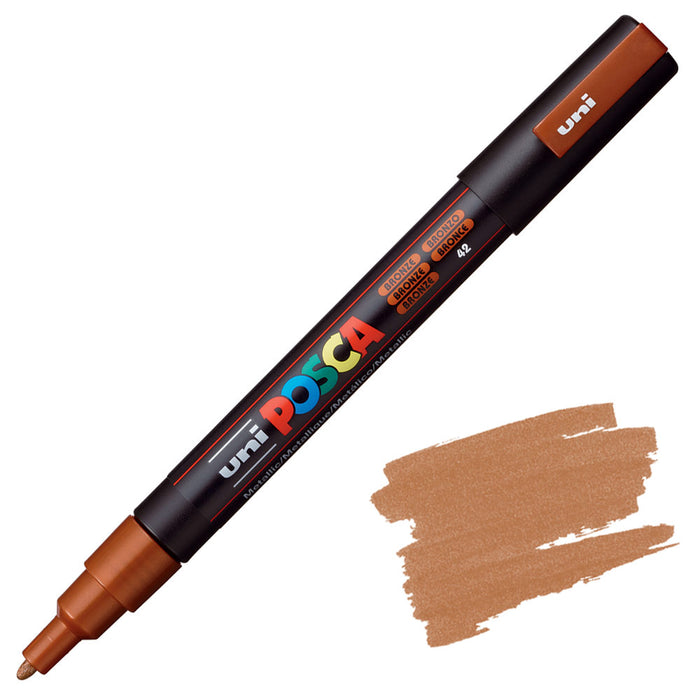 POSCA 3M Fine Bullet Tip Pen-Bronze