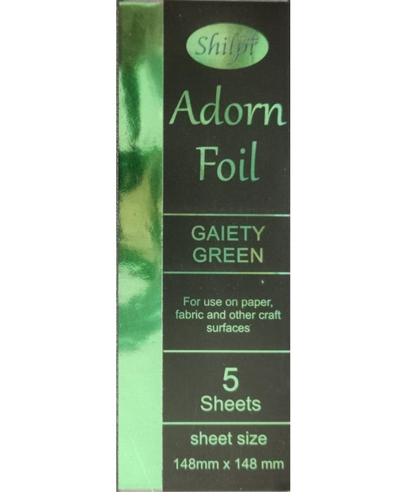 Shilpi - Transfer Foil - 5 sheets - Gaiety Green