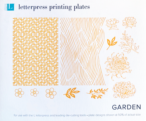 We R Memory Keepers - Letterpress Printing Plates - Garden