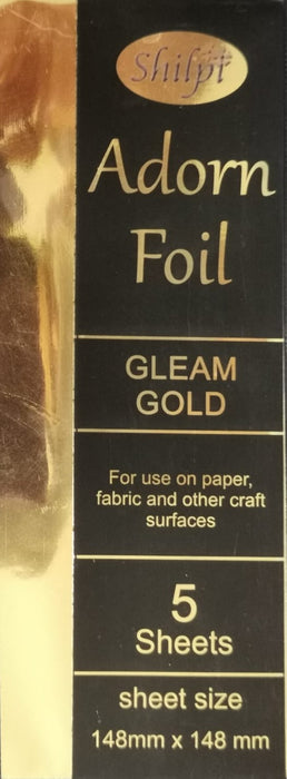 Shilpi - Transfer Foil - 5 sheets - Gleam Gold