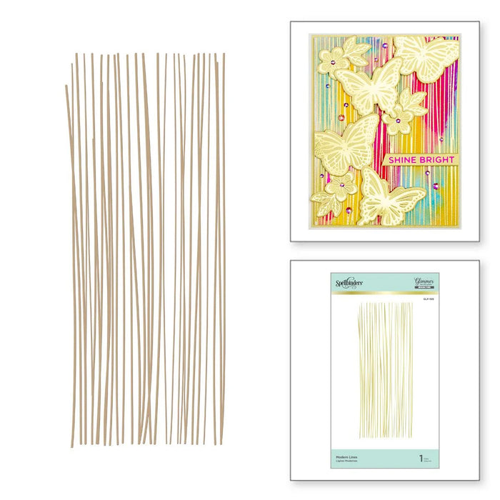 Spellbinders - Modern Lines Glimmer Hot Foil Plate (GLP-169)