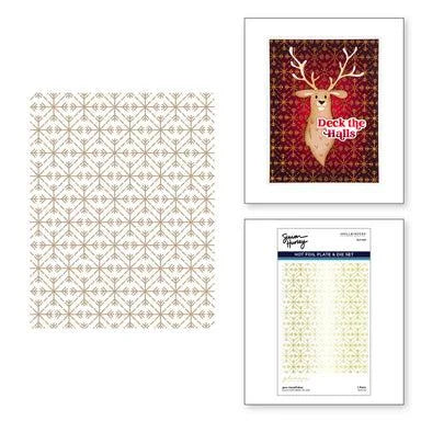 Spellbinders - Geo Snowflakes Glimmer Hot Foil Plate
