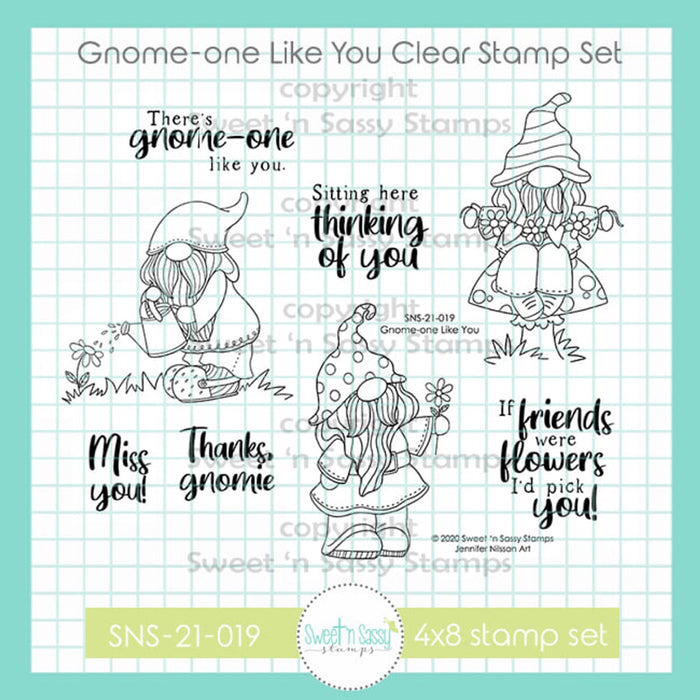 Sweet-n-Sassy-Stamps - Gnome-one Like You Stamp Set