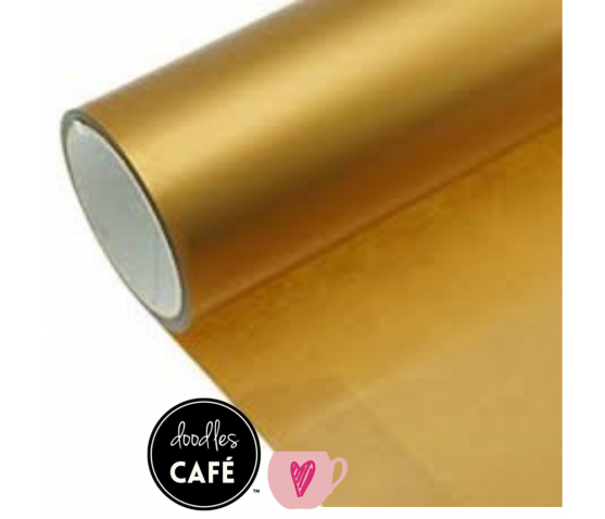 Poli-Flex Turbo - Heat Transfer Vinyl - Gold (30.1cm x 61cm)