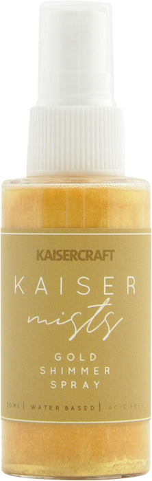 Kaisercraft - KaiserMists Iridescent Ink Spray 1.5oz - Gold