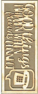 Celebr8 - Embellishments - Matt Board - Good Things