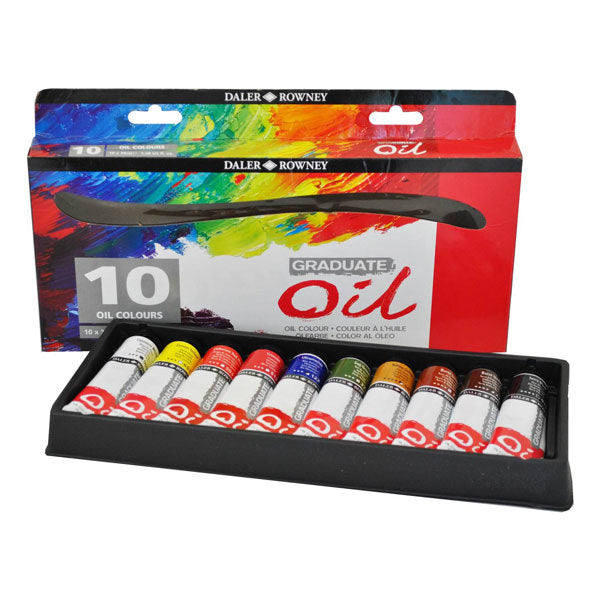 Daler-Rowney - Graduate Oil Set - 10 x 38ml Tubes