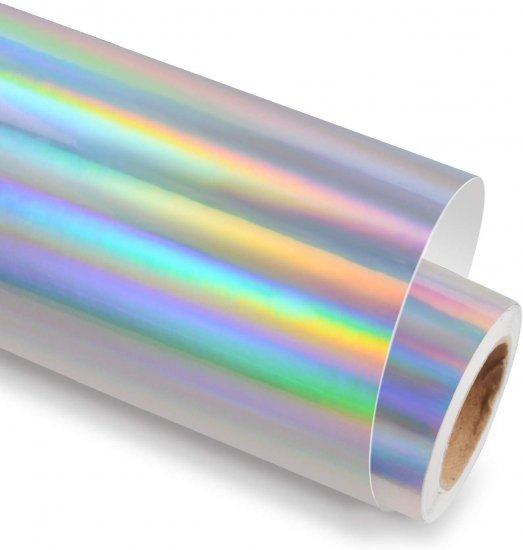 Vinylex - Holographic Rainbow Brite Vinyl (Eco Solvent Printable) - 30cm x 1M