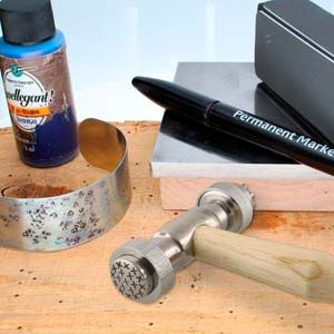 Beadsmith - Texture Hammer - with 12 Head Inserts