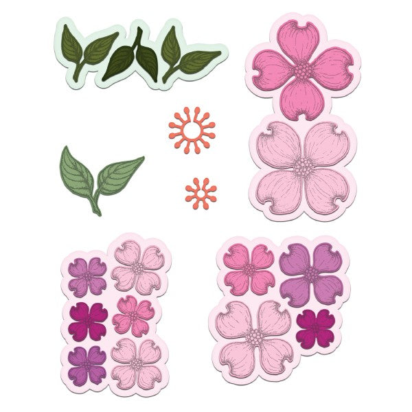 Heartfelt Creations - Cut & Emboss Dies - Flowering Dogwood