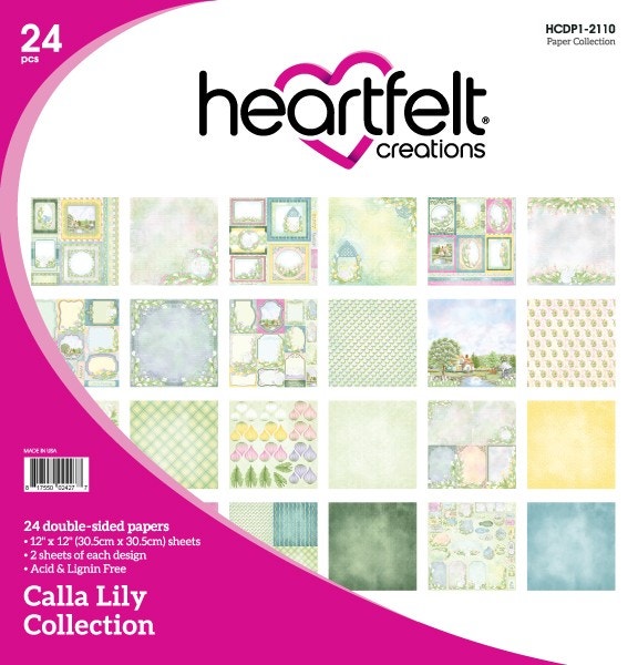 Heartfelt Creations - 12" x 12" DS-Paper Pack - Tea Time Collection