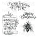 Heartfelt Creations - Cling Rubber Stamp Set - Silent Night