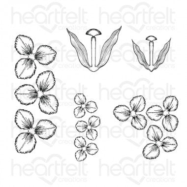 Heartfelt Creations - Cling Stamp Set - Tulip Time